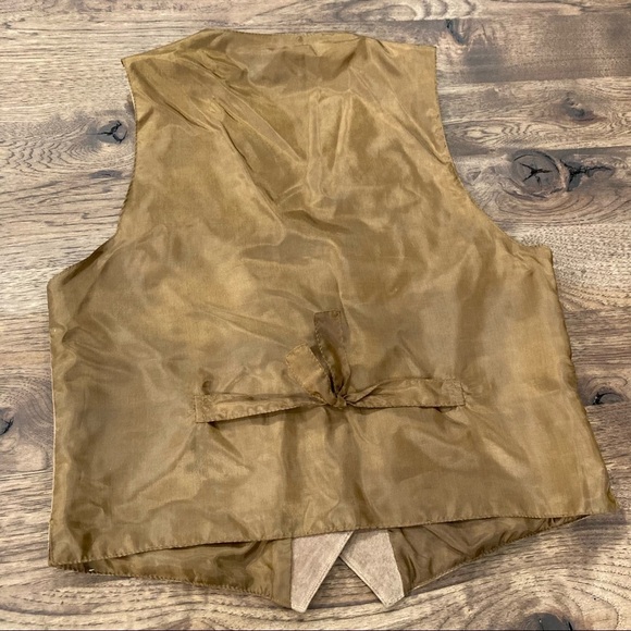 Suede menswear vest sz Large - Picture 7 of 14